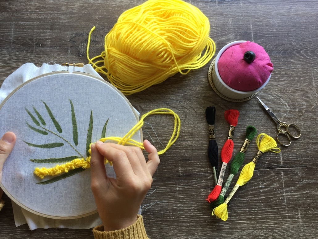 Australian Natives Watercolour: paint and embroidery workshop 