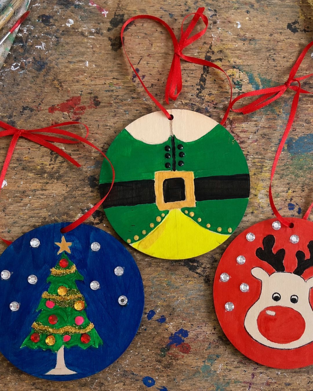 ​​Creative Christmas coasters (Online) 
